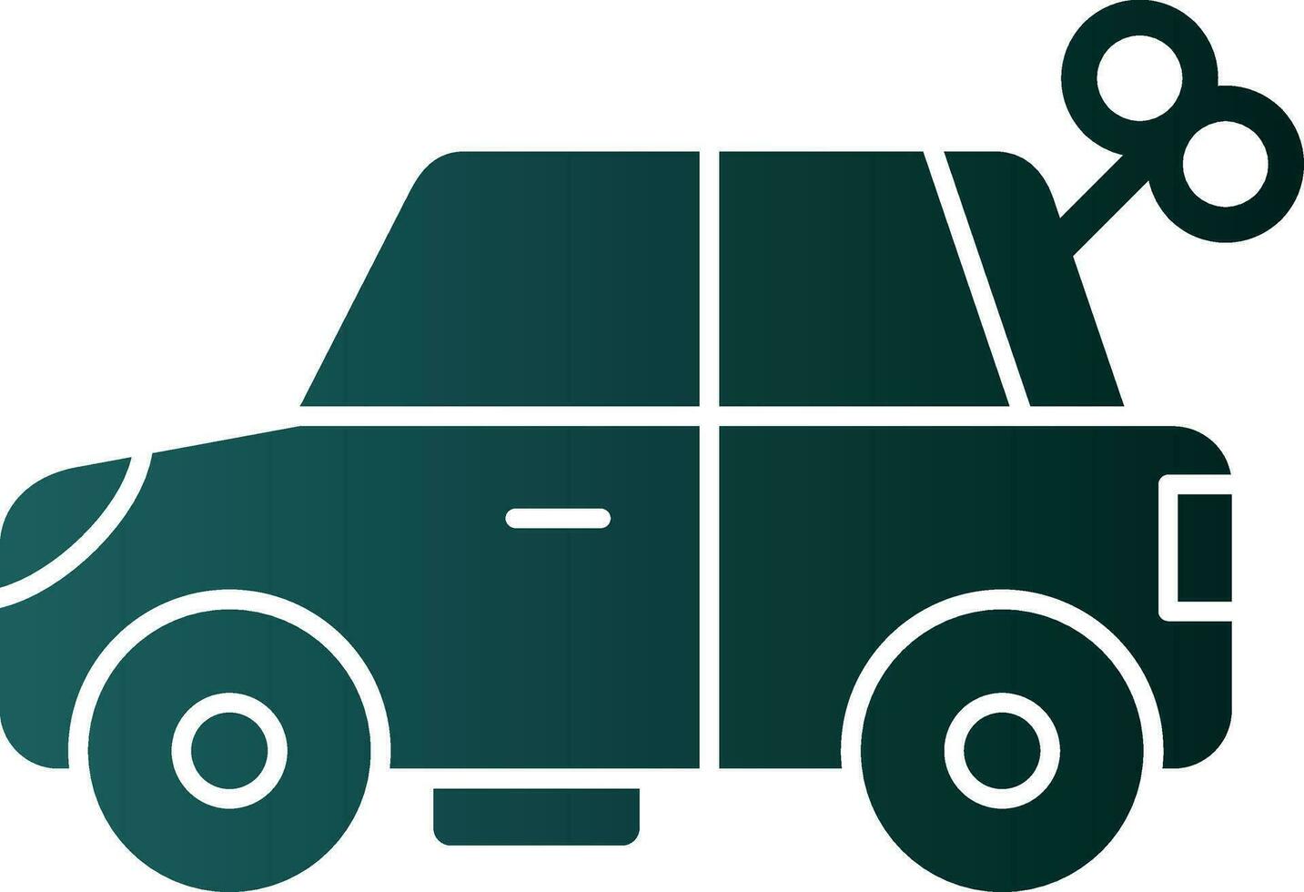 Car Toy Vector Icon Design