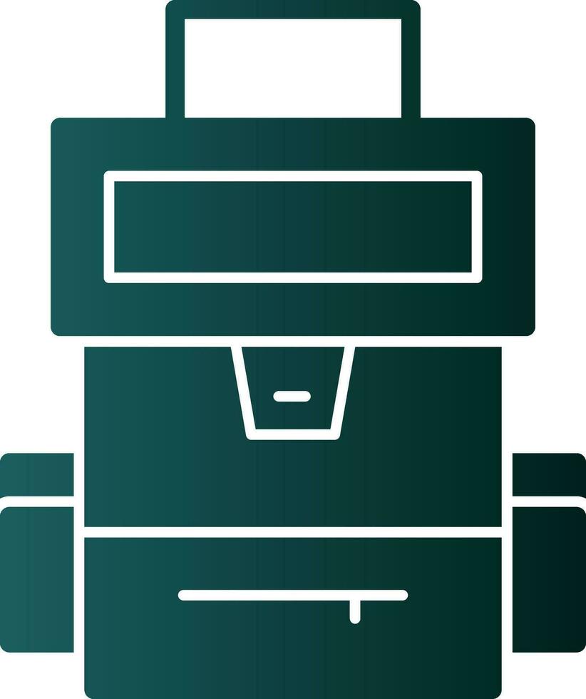 Backpack Vector Icon Design