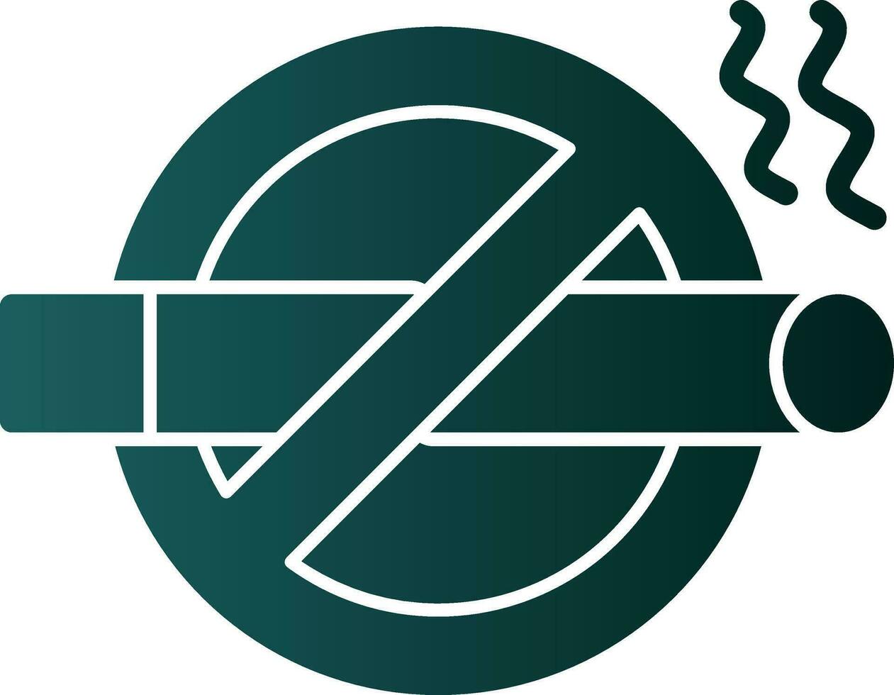 No Smoking Vector Icon Design