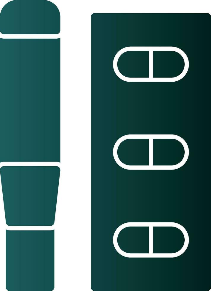 Nicotine Inhaler Vector Icon Design