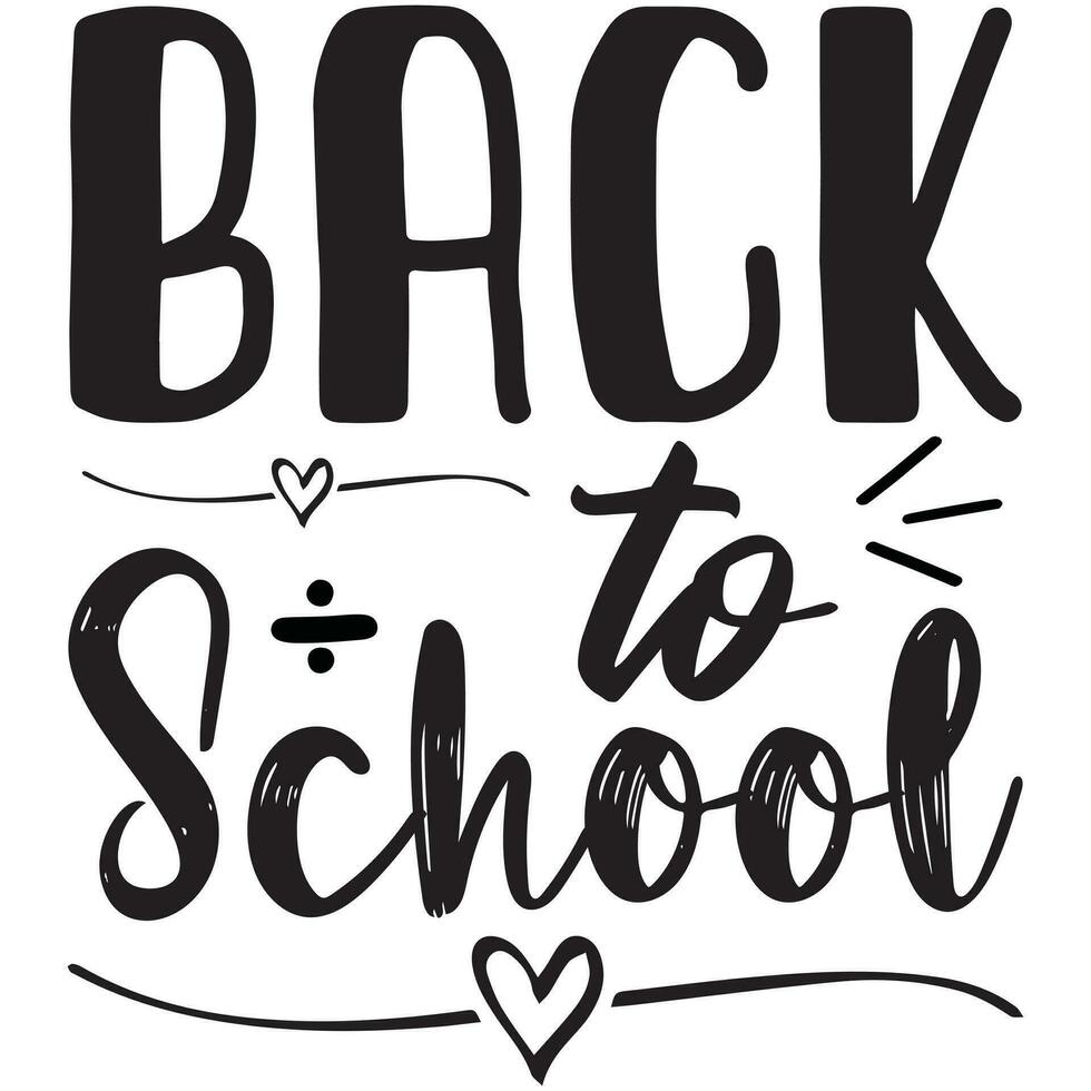 Back to school t-shirt design vector file