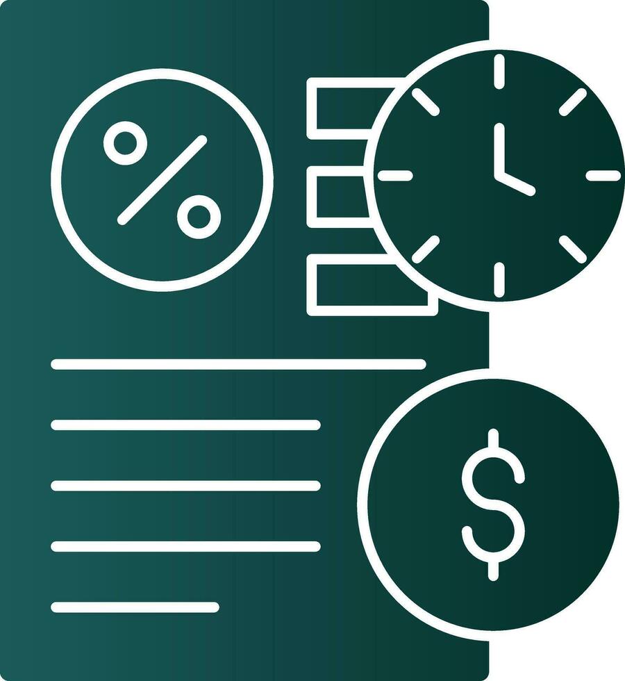 Long Term Debt Vector Icon Design