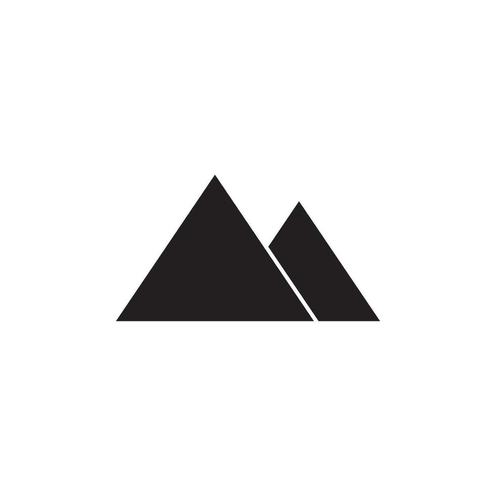 mountain icon vector