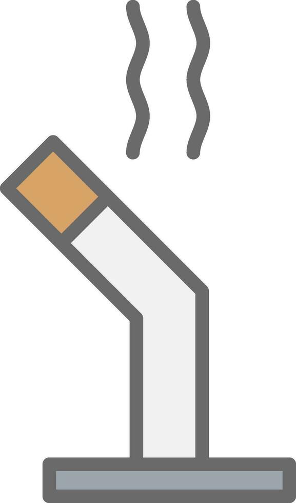 Cigarette But Vector Icon Design