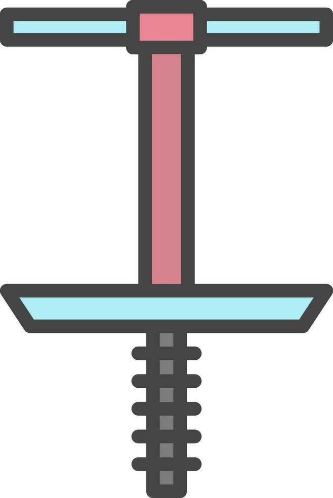 Pogo Stick Vector Icon Design