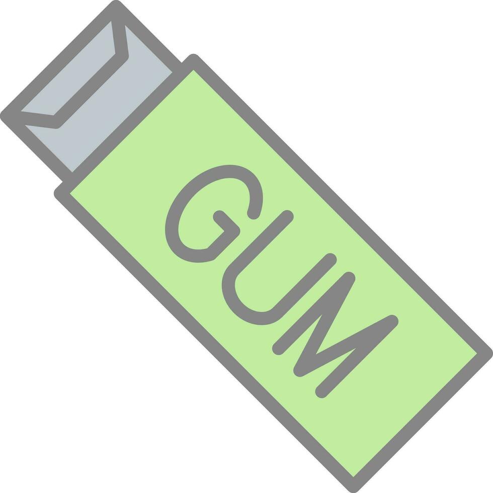 Chewing Gum Vector Icon Design