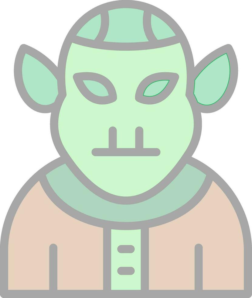 Troll vector icono diseño