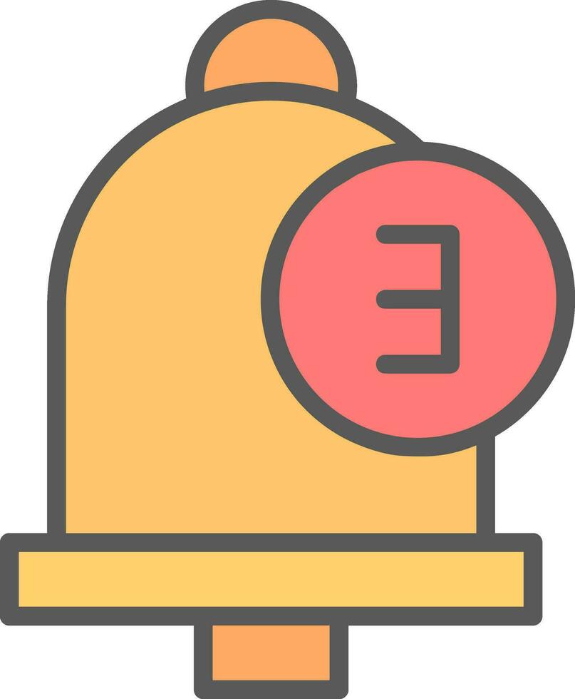 Notification Bell Vector Icon Design