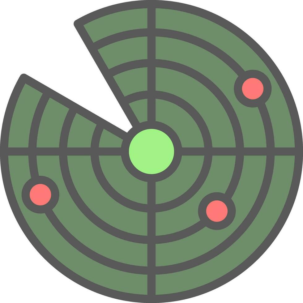 Radar Vector Icon Design