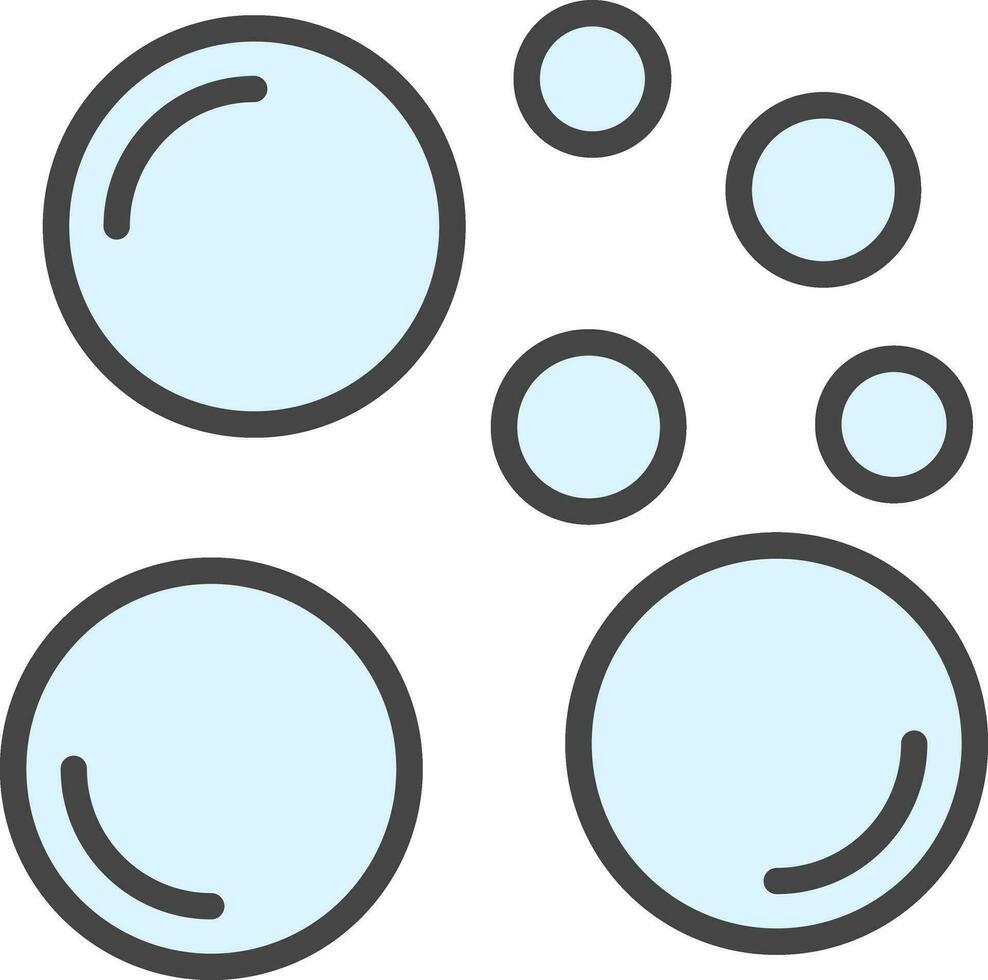 Bubbles Vector Icon Design