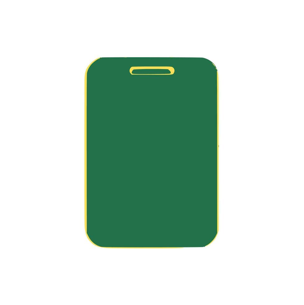 Single Blank label design vector