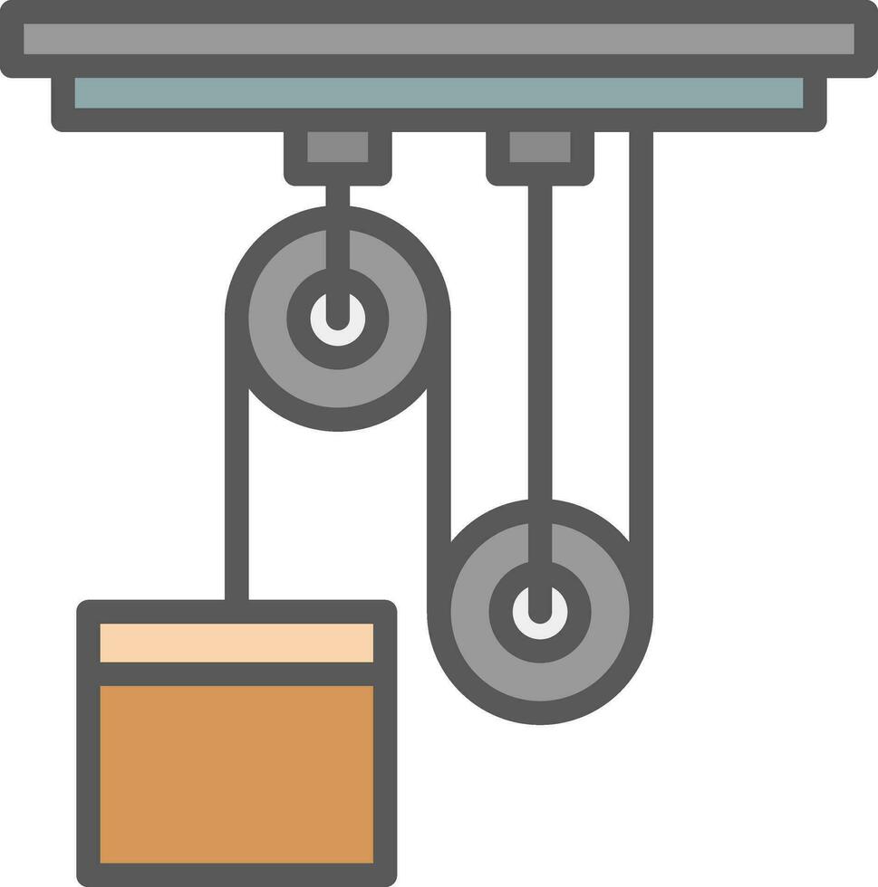 Pulley Vector Icon Design