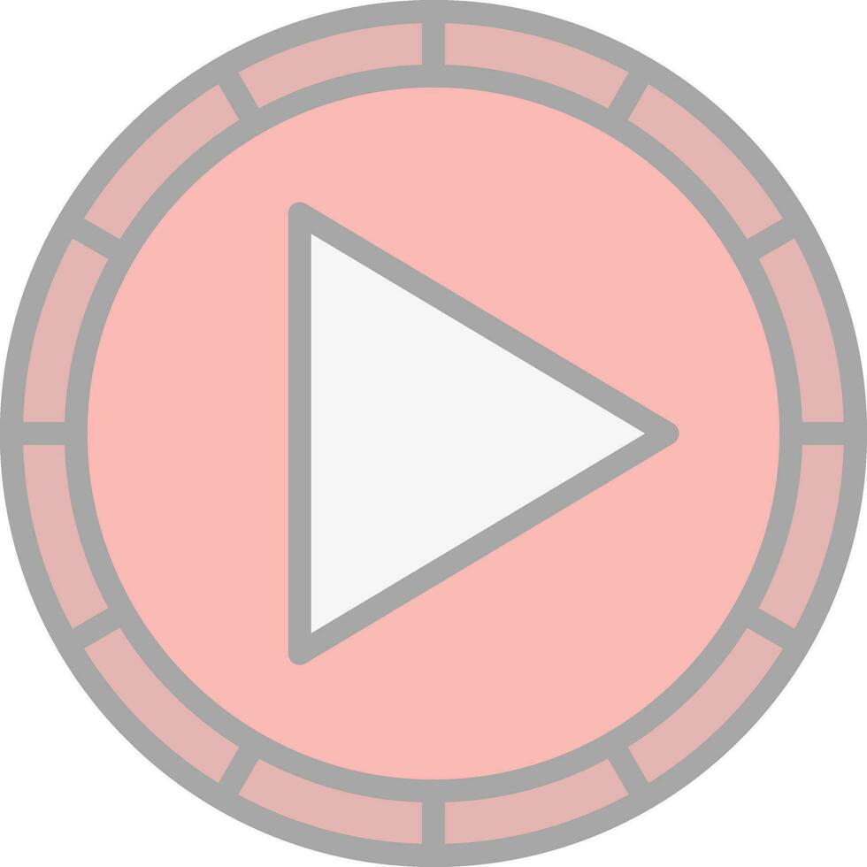 Play Button Vector Icon Design