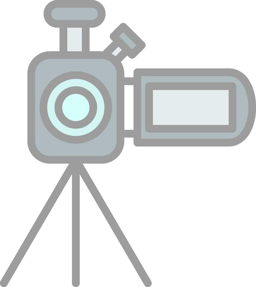 diseño de icono de vector de cámara de video