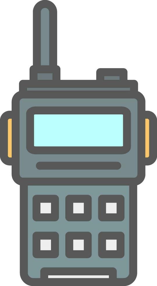 Walkie Talkie Vector Icon Design