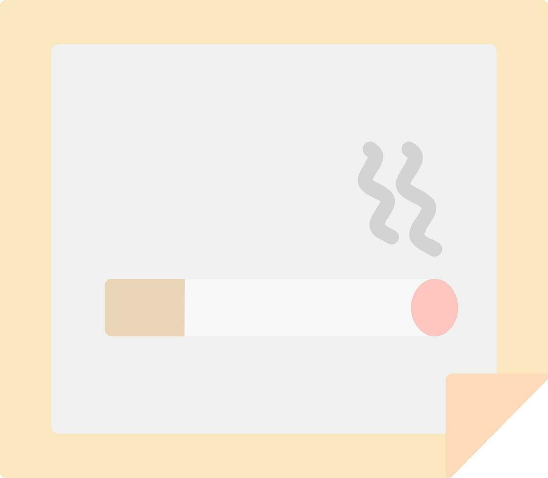 Nicotine Patch Vector Icon Design