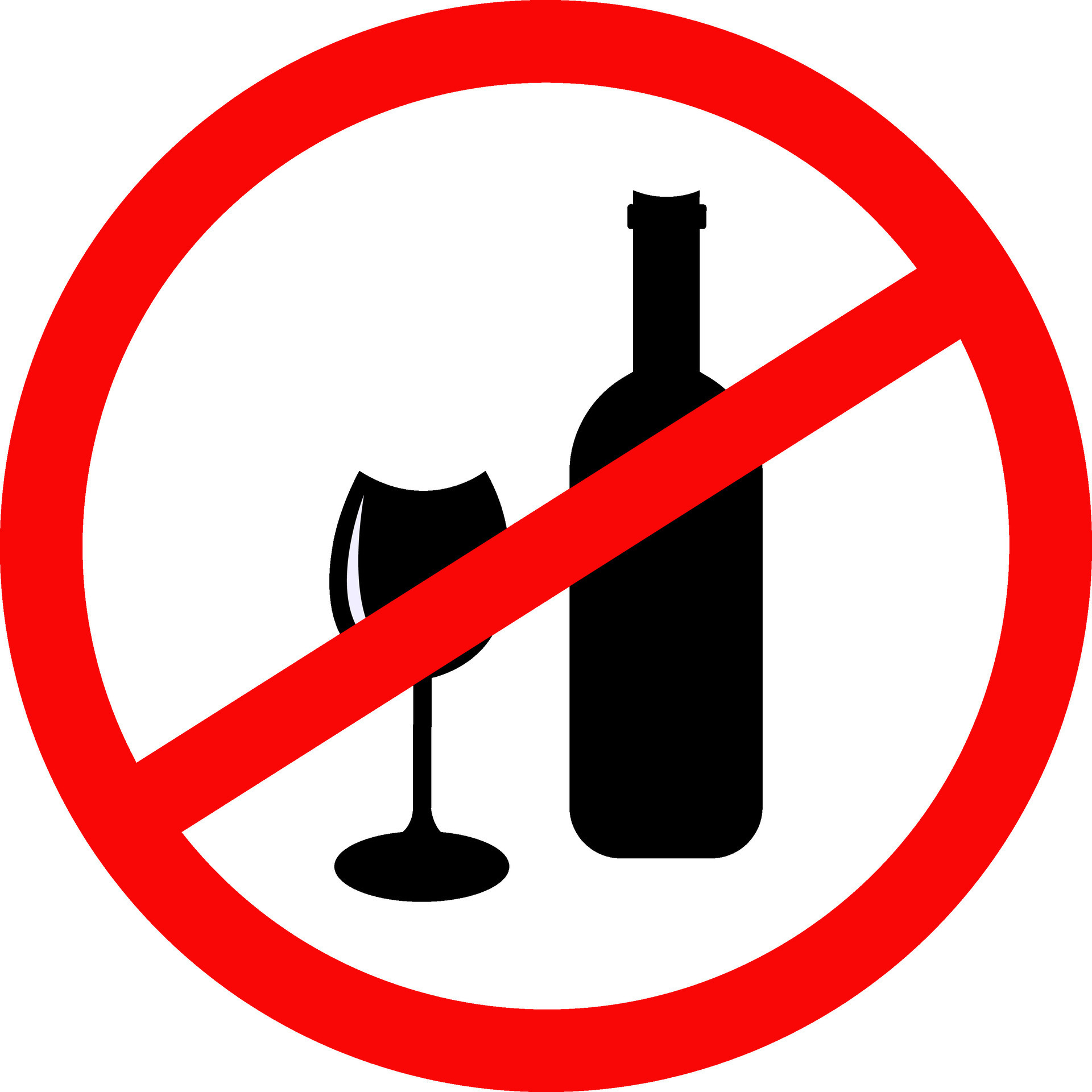 no lo hagas bebida alcohol firmar o símbolo vector logo o icono con