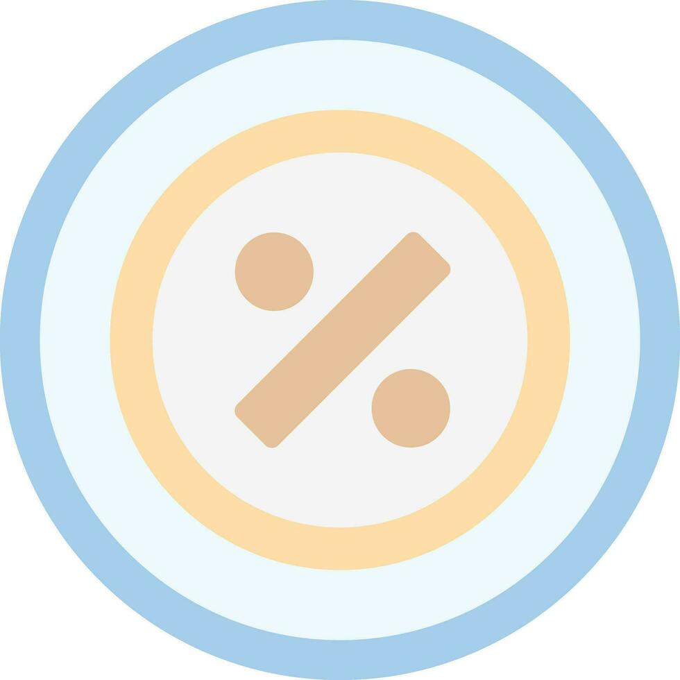 Percentage Vector Icon Design