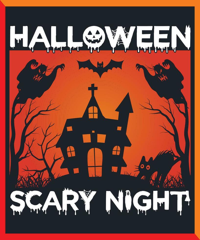 halloween vector design halloween tshirt design Halloween