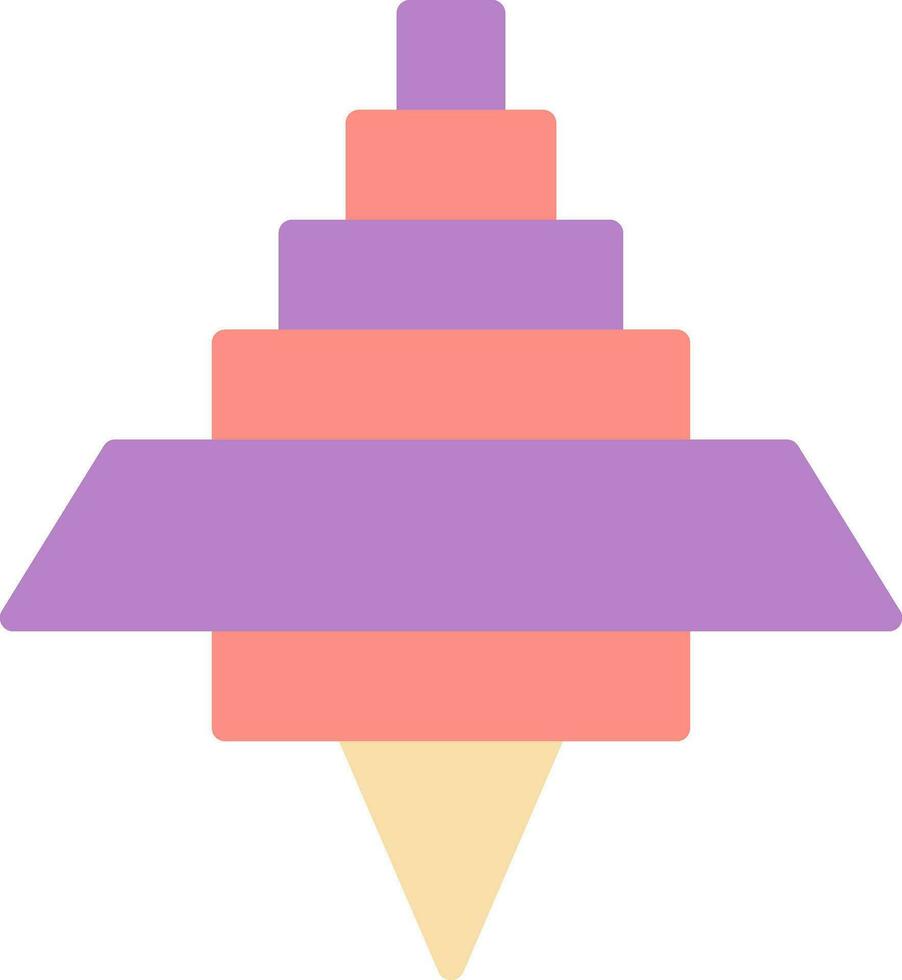 Spinning Top Vector Icon Design