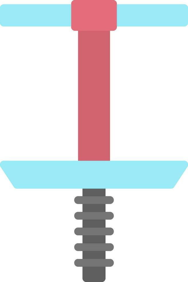 Pogo Stick Vector Icon Design