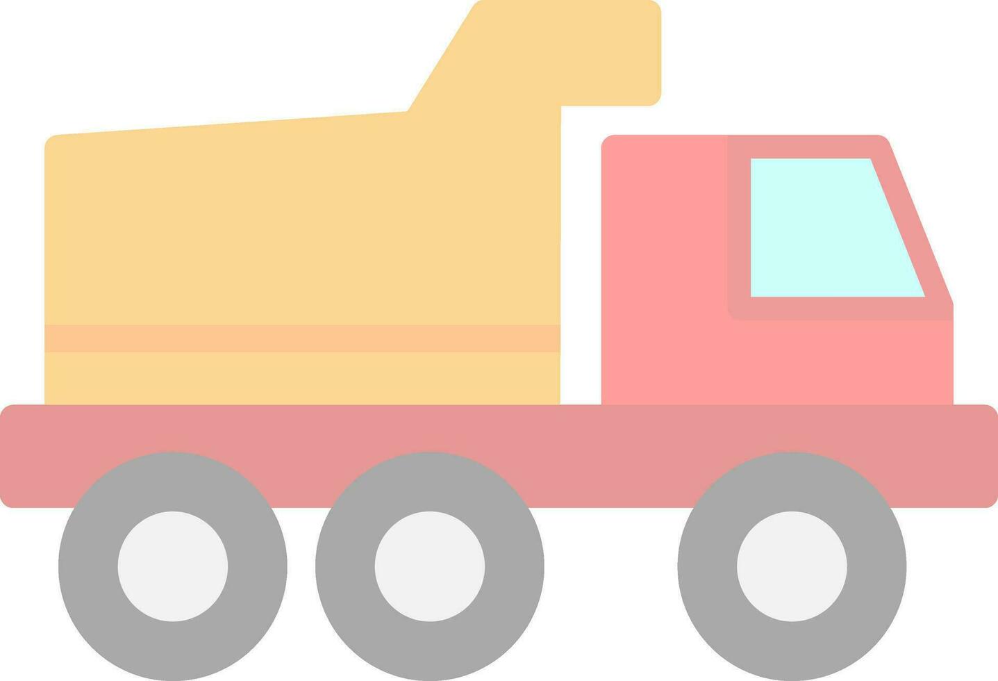 Toy Truck Vector Icon Design