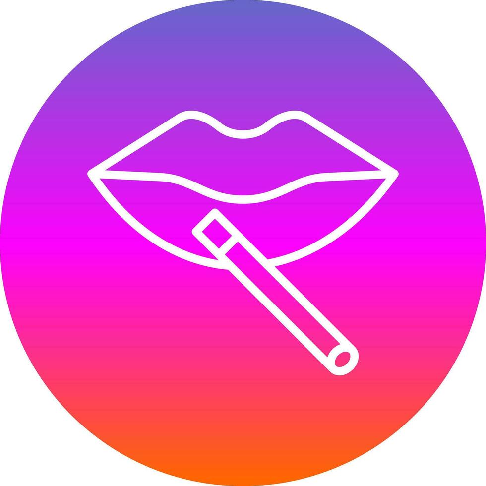 diseño de icono de vector de labios