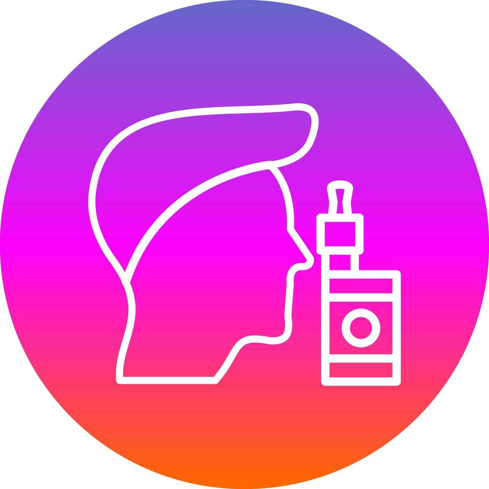 Vaping Vector Icon Design