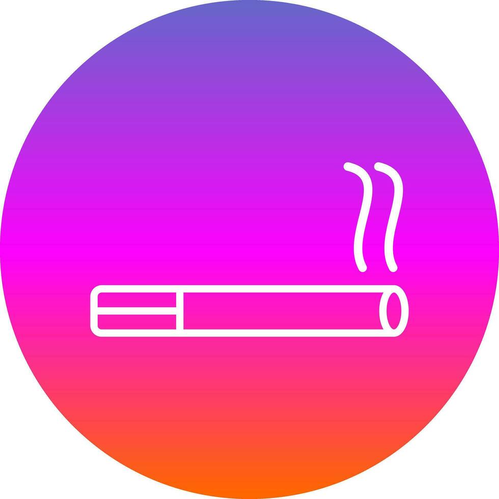 Cigarette Vector Icon Design