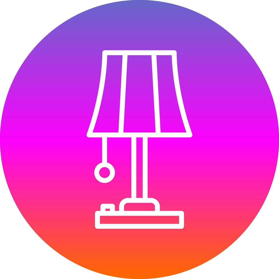 Lamp Vector Icon Design