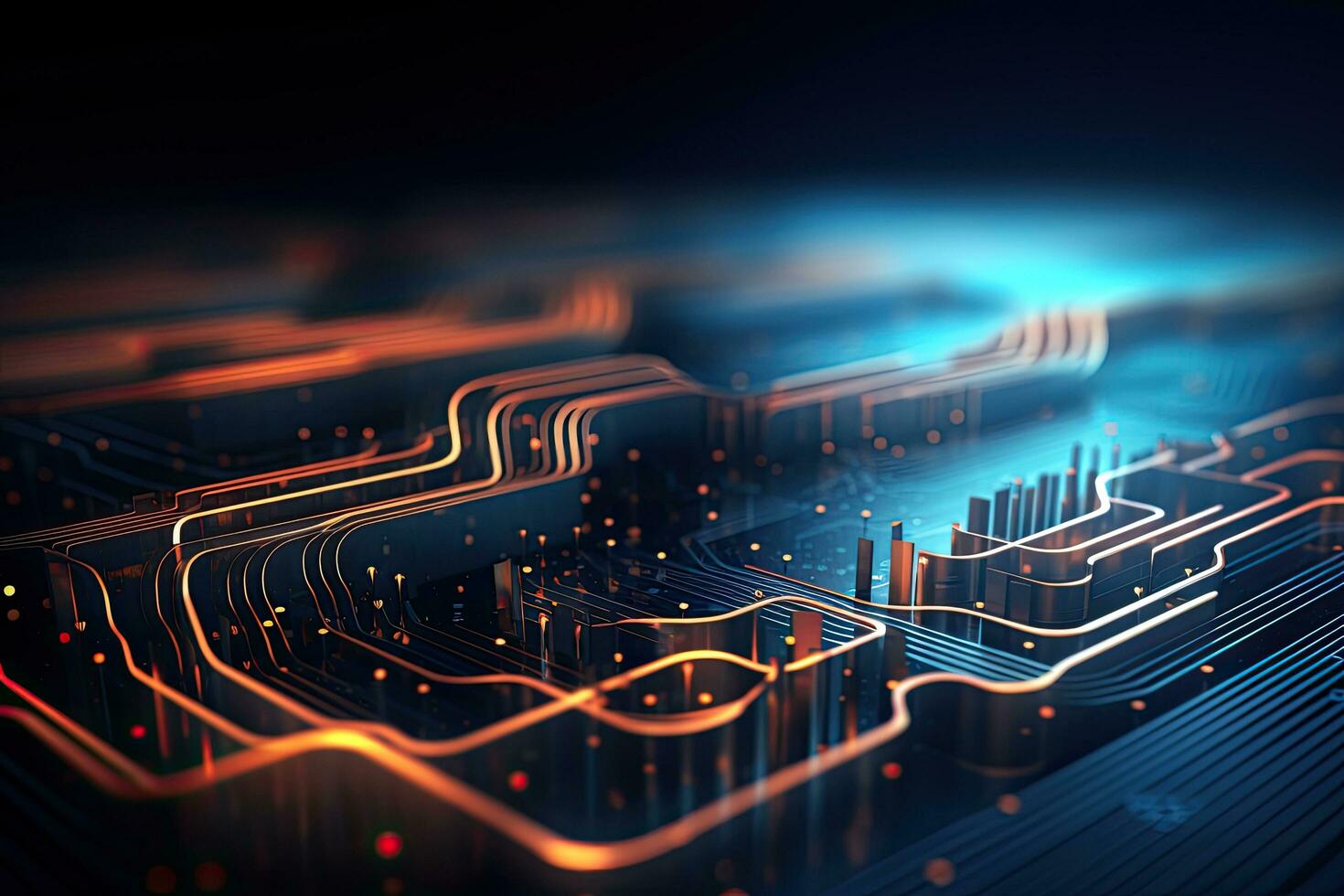 Digital electronics wallpaper