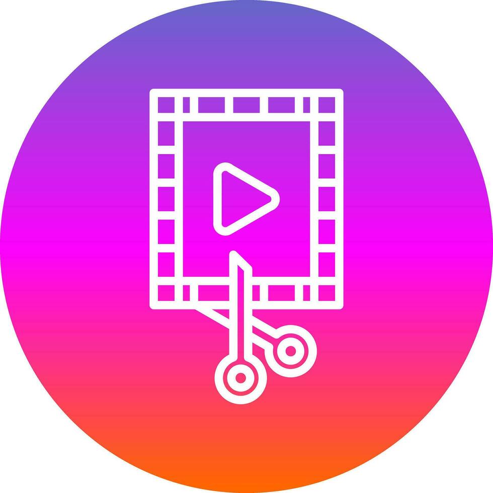 Video Editor Vector Icon Design