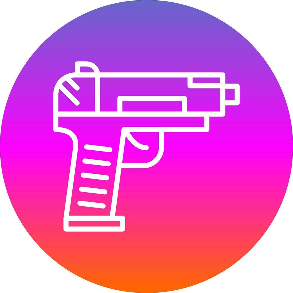 Gun Vector Icon Design