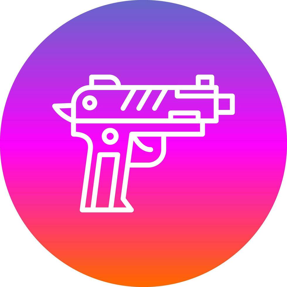 Pistol Vector Icon Design