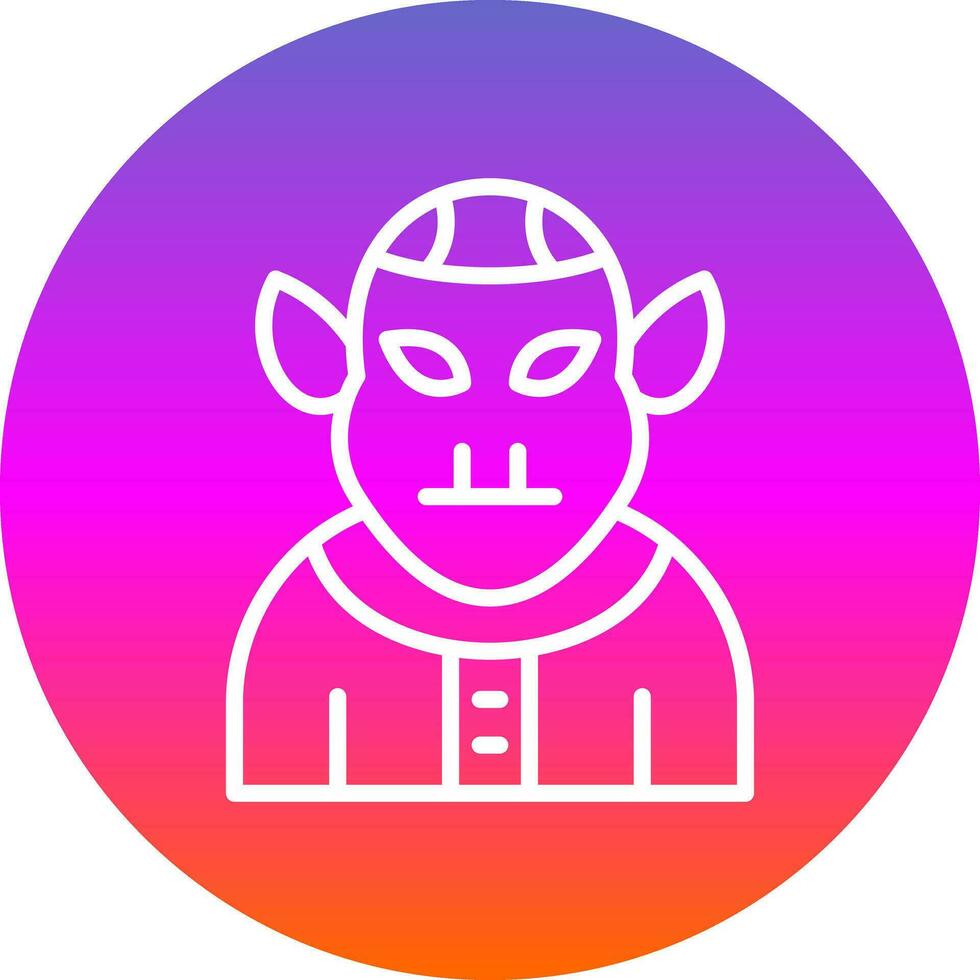 Troll vector icono diseño