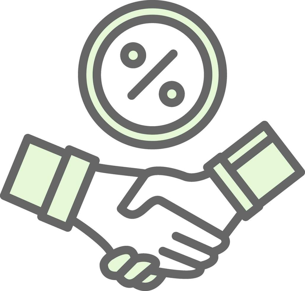 Handshake Vector Icon Design