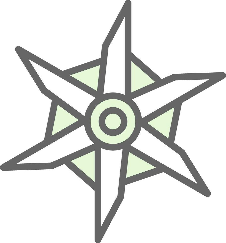 Pinwheel Vector Icon Design