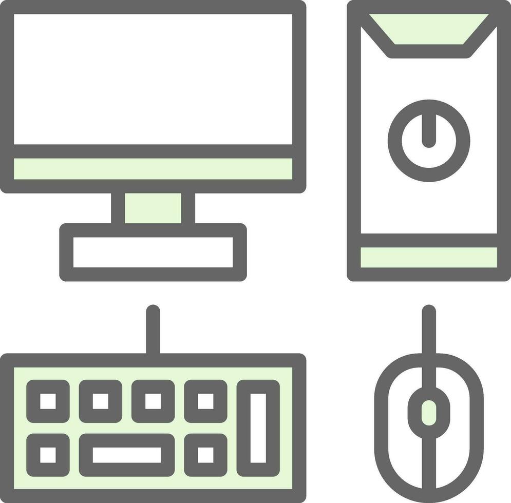 Computer Vector Icon Design