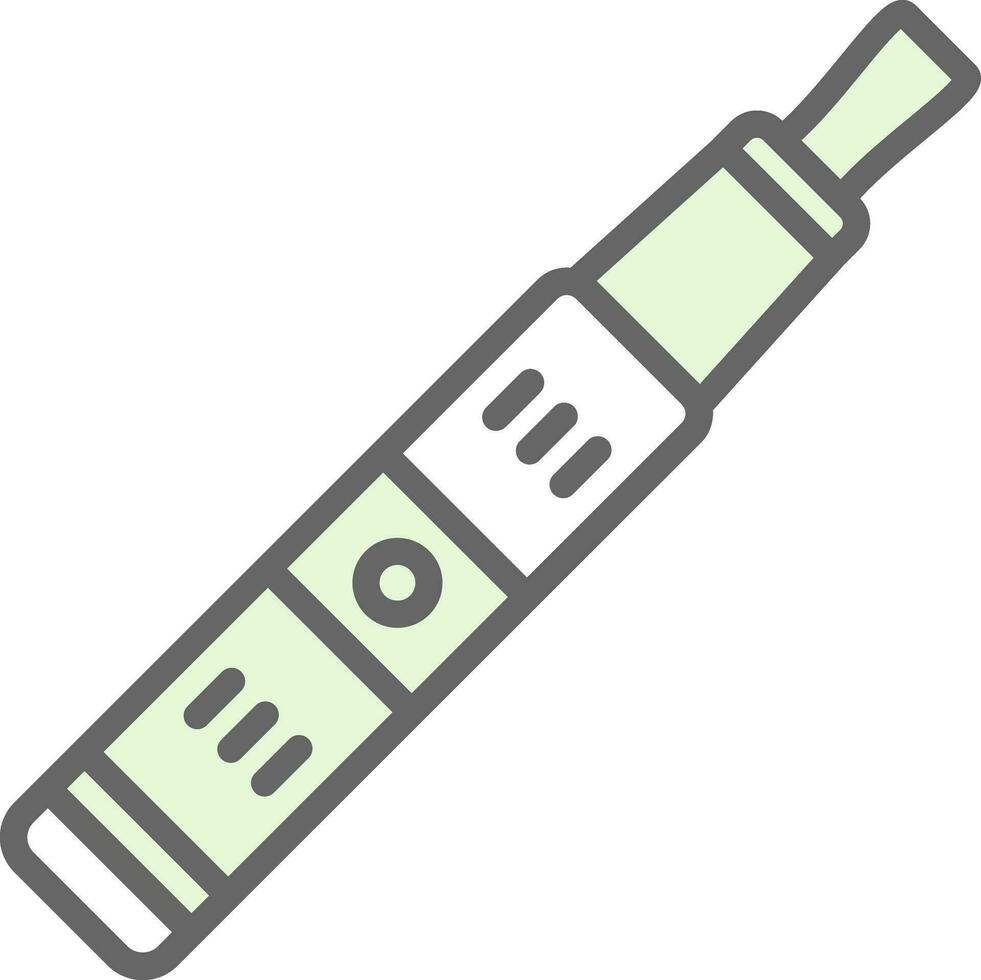 Electronic Cigarette Vector Icon Design