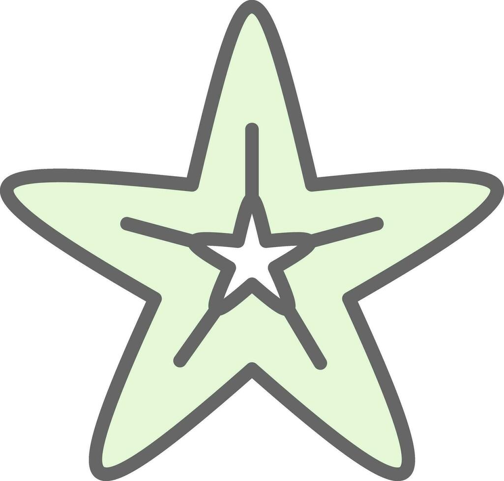 diseño de icono de vector de estrella de mar