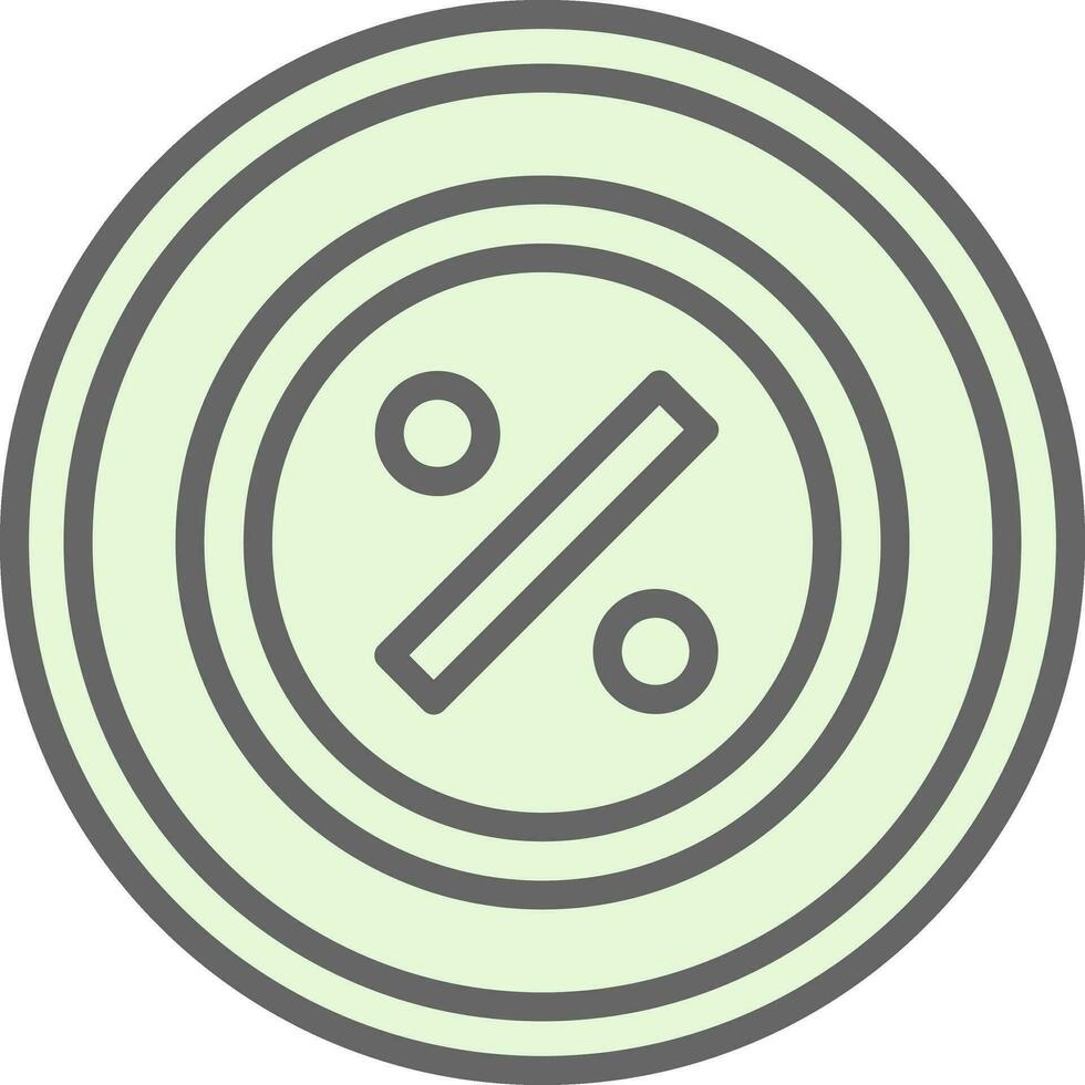 Percentage Vector Icon Design
