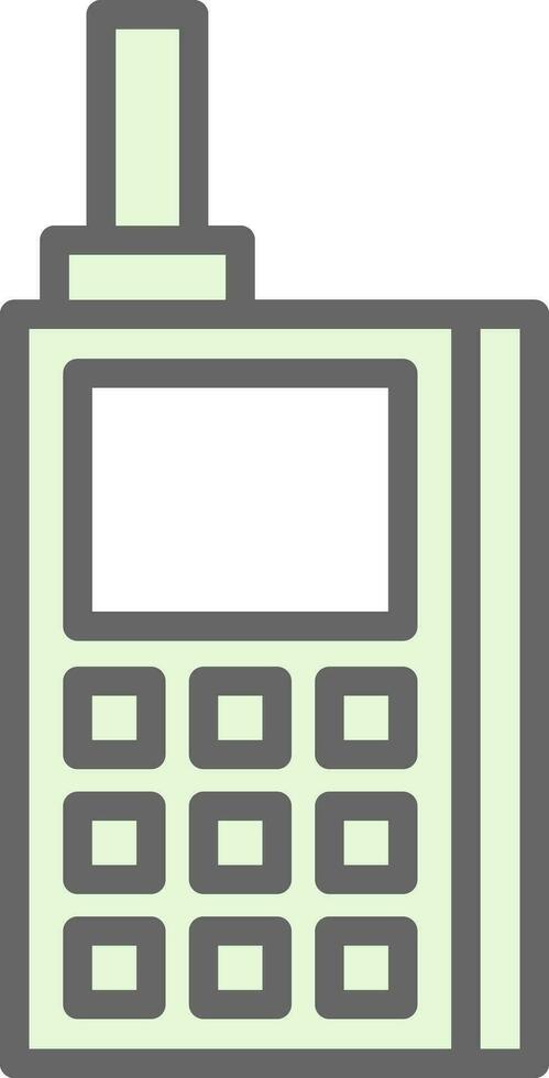 Walkie Talkie Vector Icon Design