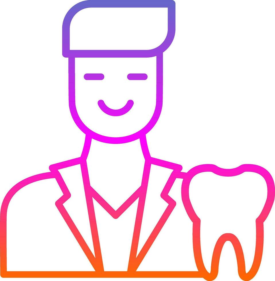 diseño de icono de vector de dentista