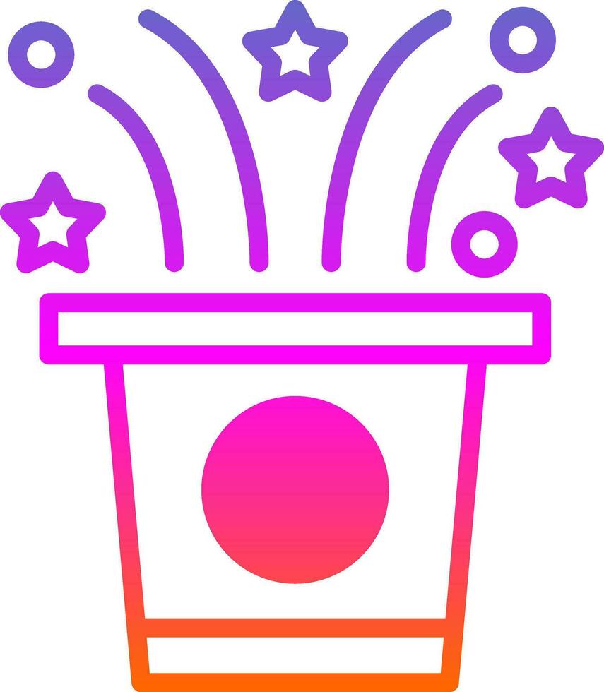 Magic Hat Vector Icon Design