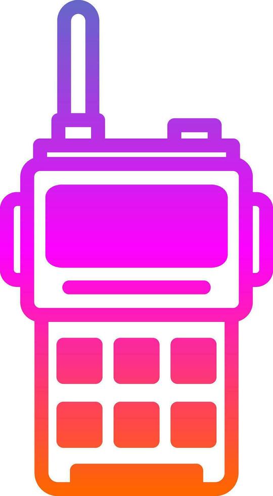 Walkie Talkie Vector Icon Design