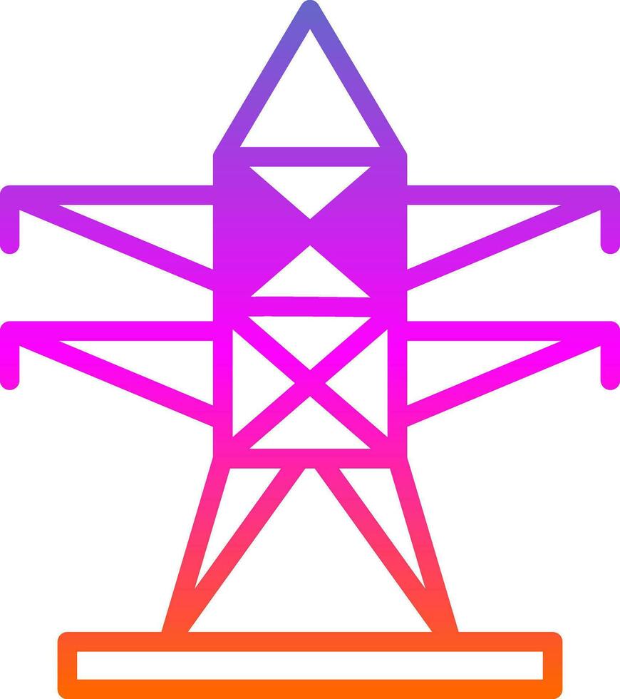 diseño de icono de vector de torre