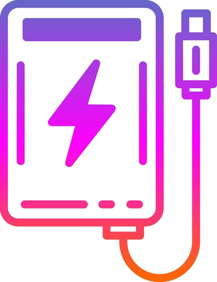 Power Bank Vector Icon Design