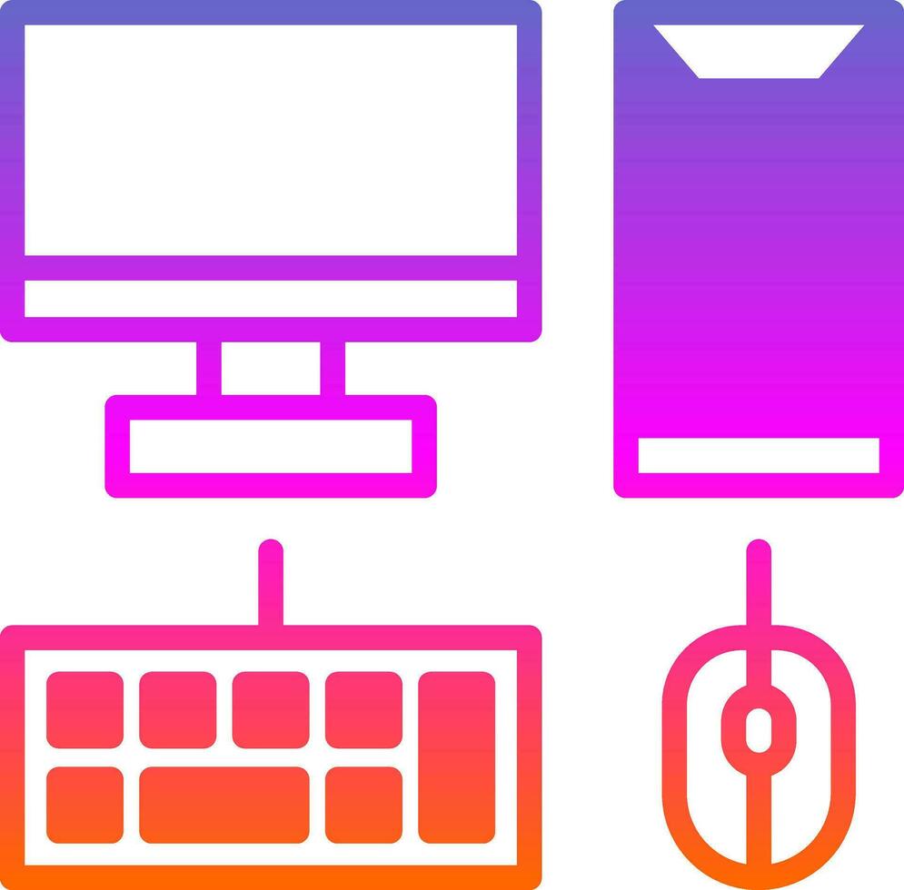 Computer Vector Icon Design