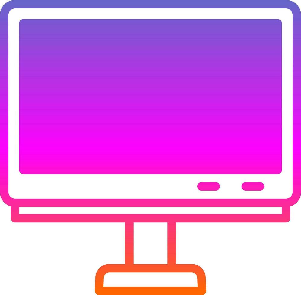 Monitor Vector Icon Design