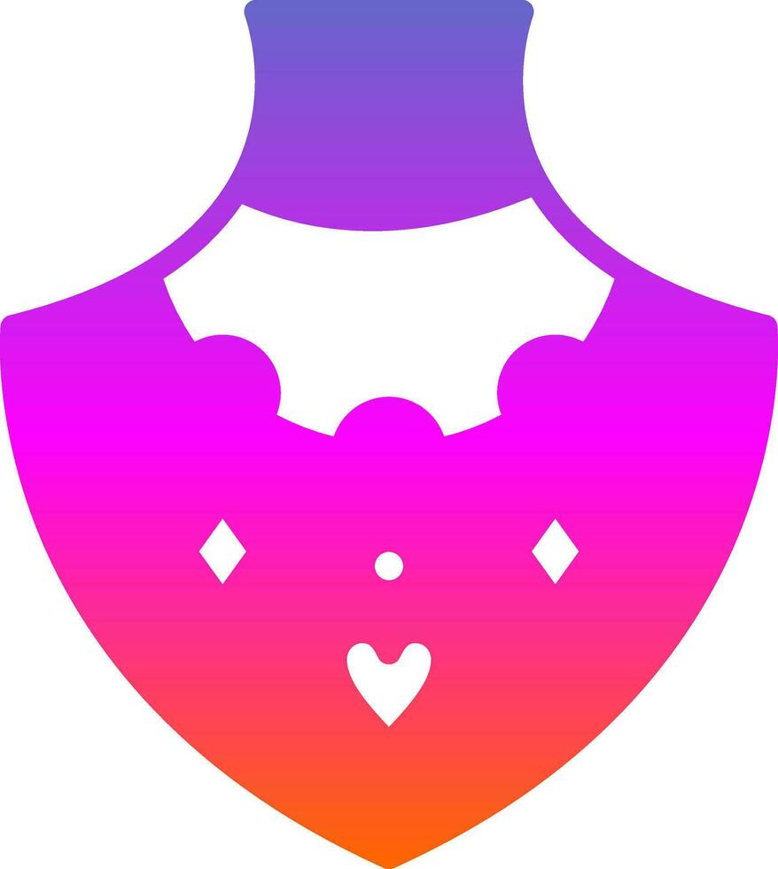 Necklace Vector Icon Design